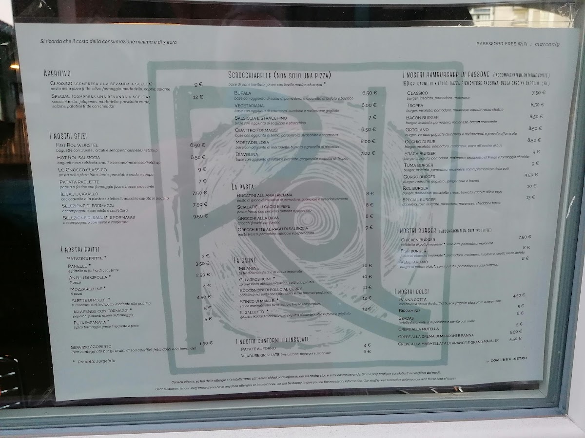 Menu Rol Bistrot & Cocktail. , Bistrot Aperitivi-1